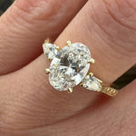 Oval Lab Grown Diamond Engagement Ring