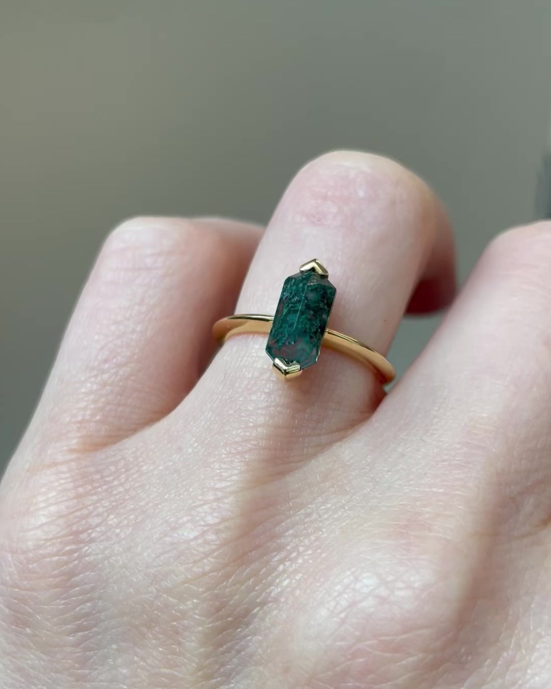 Coloured gemstone engagement rings