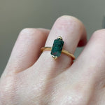 Coloured gemstone engagement rings