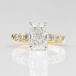 Radiant Lab Grown Engagement Ring