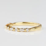 18ct yellow gold diamond wedding ring women