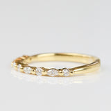 18ct yellow gold diamond wedding ring women