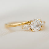 18ct Yellow Gold Round Brilliant Cut Lab Grown Diamond Engagement Ring
