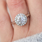 Round Brilliant Cut Lab-Grown Diamond Engagement Ring