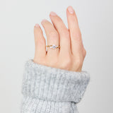 18ct Yellow Gold Round Brilliant Cut Lab Grown Diamond Engagement Ring