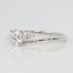 Platinum Round Brilliant Cut Lab Grown Diamond Engagement Ring