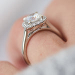 Round Brilliant Cut Lab-Grown Diamond Engagement Ring