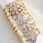 18ct yellow gold diamond wedding bands