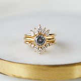 18ct yellow gold diamond wedding ring women
