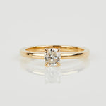 salt and pepper diamond juno ring