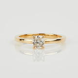 salt and pepper diamond juno ring