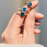 sapphire engagement rings in yellow gold uk