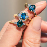sapphire engagement rings in yellow gold uk