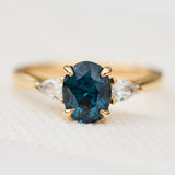 ​Teal sapphire rings