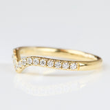 Yellow Gold Diamond Wedding Ring Women 