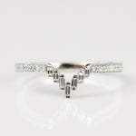 Platinum diamond wedding ring women