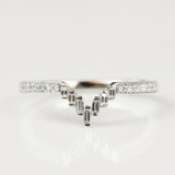 Platinum diamond wedding ring women