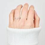 Platinum diamond wedding ring women