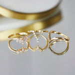 18ct yellow gold diamond wedding ring women