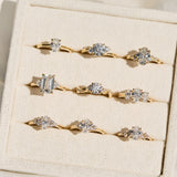 timeless engagement rings in yellow gold