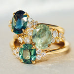 timeless green sapphire engagement rings