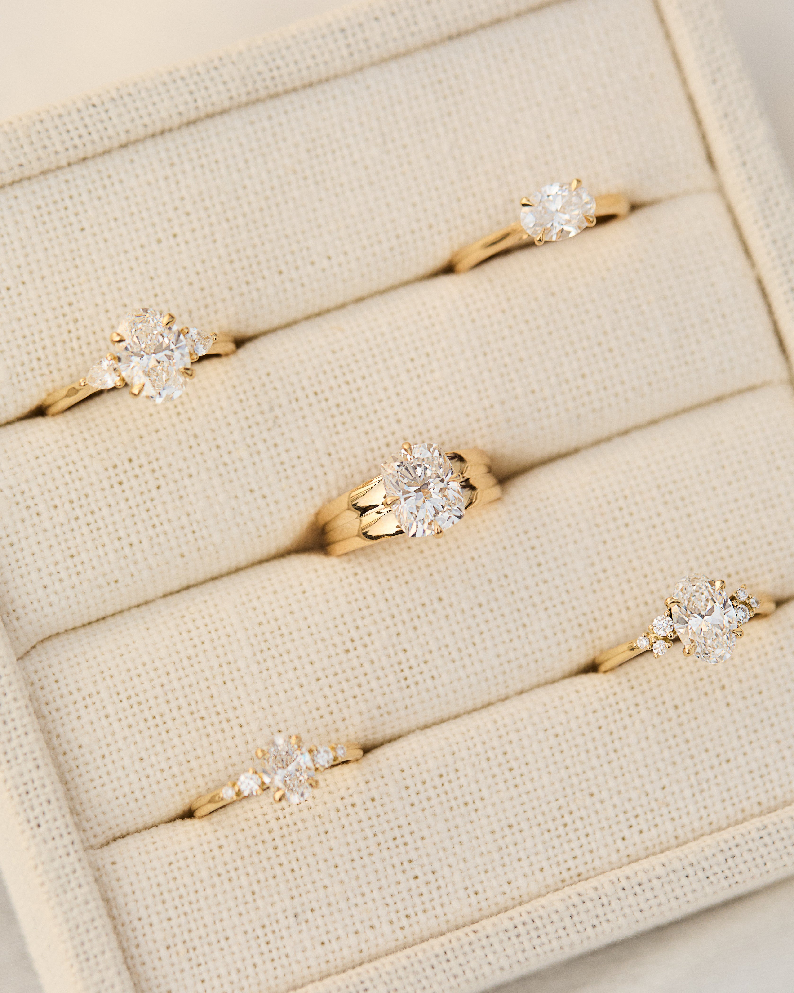 yellow gold diamond engagement rings