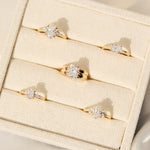yellow gold diamond rings 
