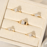yellow gold diamond rings 