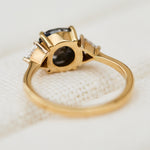 ​Salt and pepper engagement ring