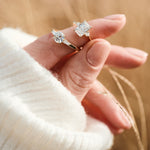 yellow gold lab grown diamond engagement rings