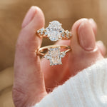 yellow gold lab grown diamond engagement rings