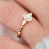 Oval Lab Grown Diamond Engagement Ring