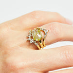 18ct yellow gold diamond wedding ring women