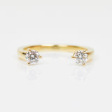 18ct yellow gold diamond wedding ring women