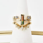 18ct yellow gold diamond wedding ring women