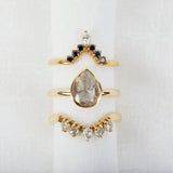 18ct yellow gold diamond wedding ring women