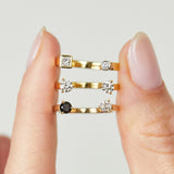 18ct yellow gold diamond wedding ring women