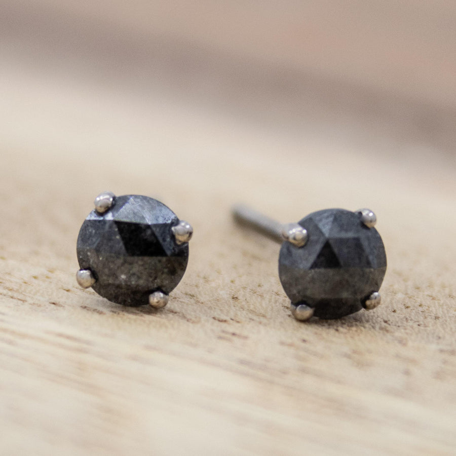 Sophia Perez Jewellery Earrings Black Diamond Studs