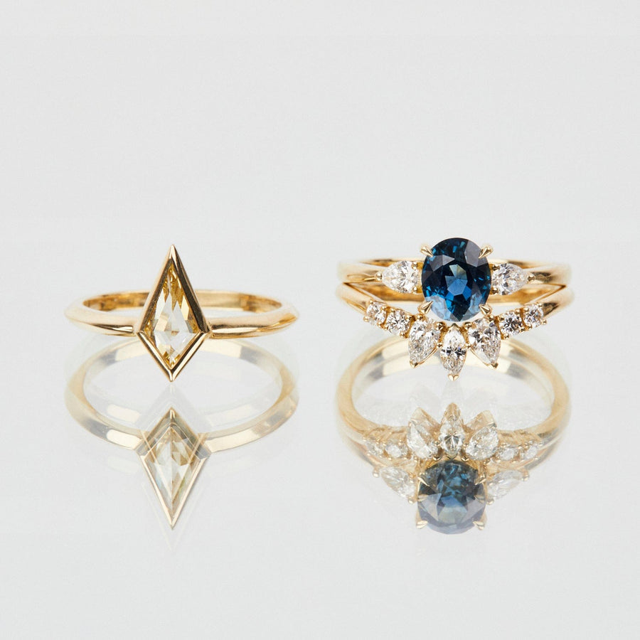 Sophia Perez Jewellery Engagement Ring 0.49ct Yellow Kite Diamond Juno Ring