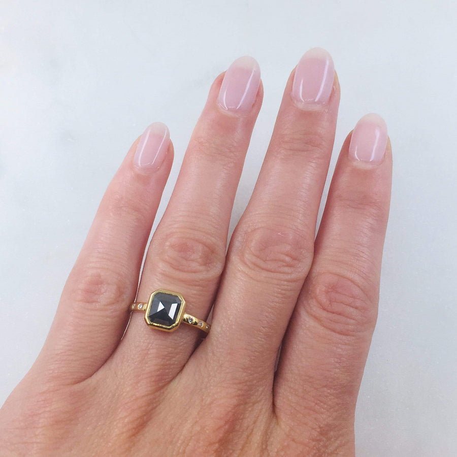 Sophia Perez Jewellery Engagement Ring Black Diamond Multi-Stone Ring