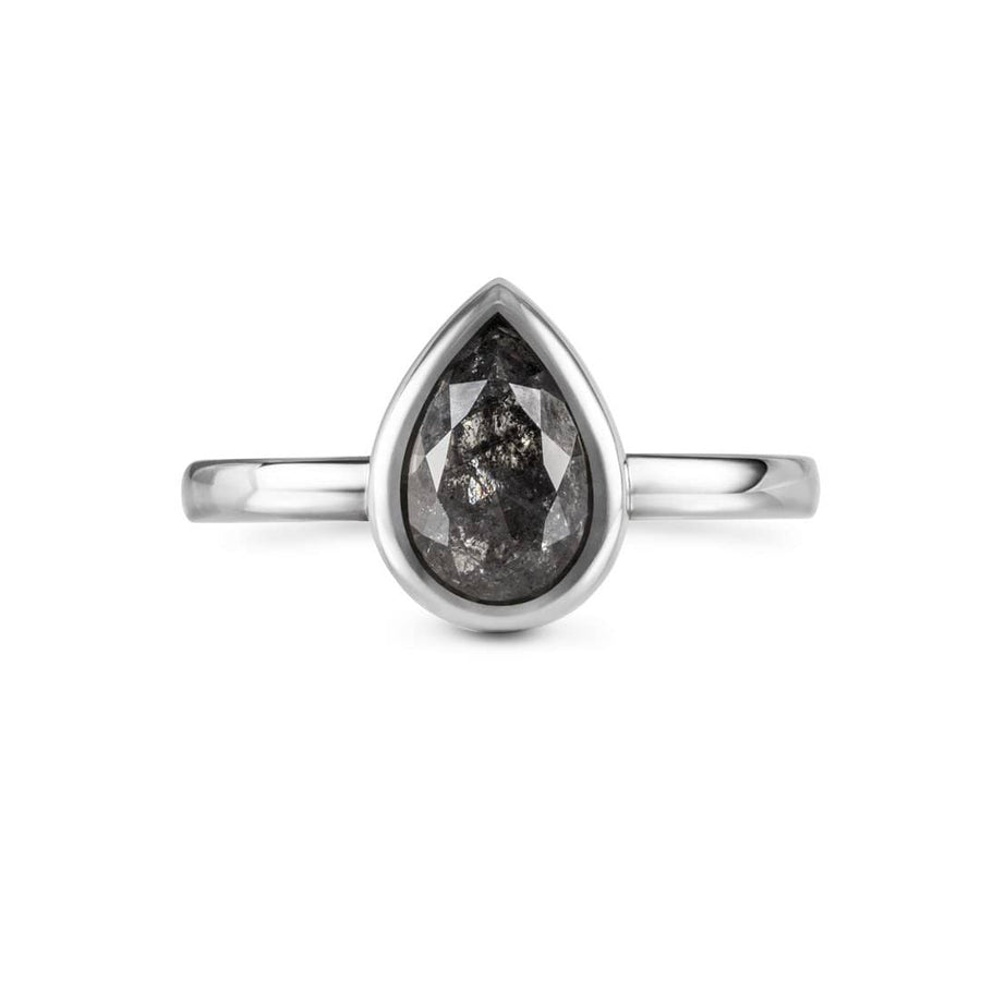 Sophia Perez Jewellery Engagement Ring Black Diamond Solitaire Ring