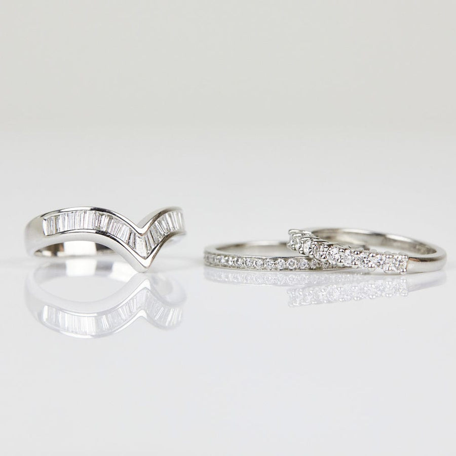 Sophia Perez Jewellery Engagement Ring Curved Diamond Band