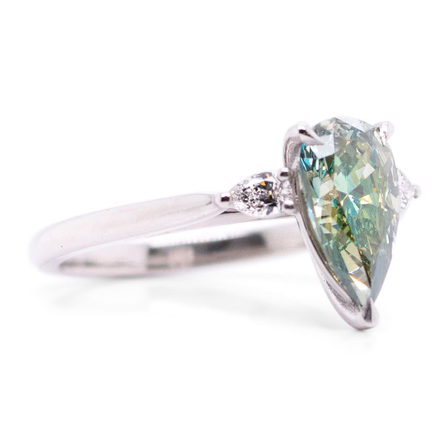 Sophia Perez Jewellery Engagement Ring Green Diamond Engagement Ring