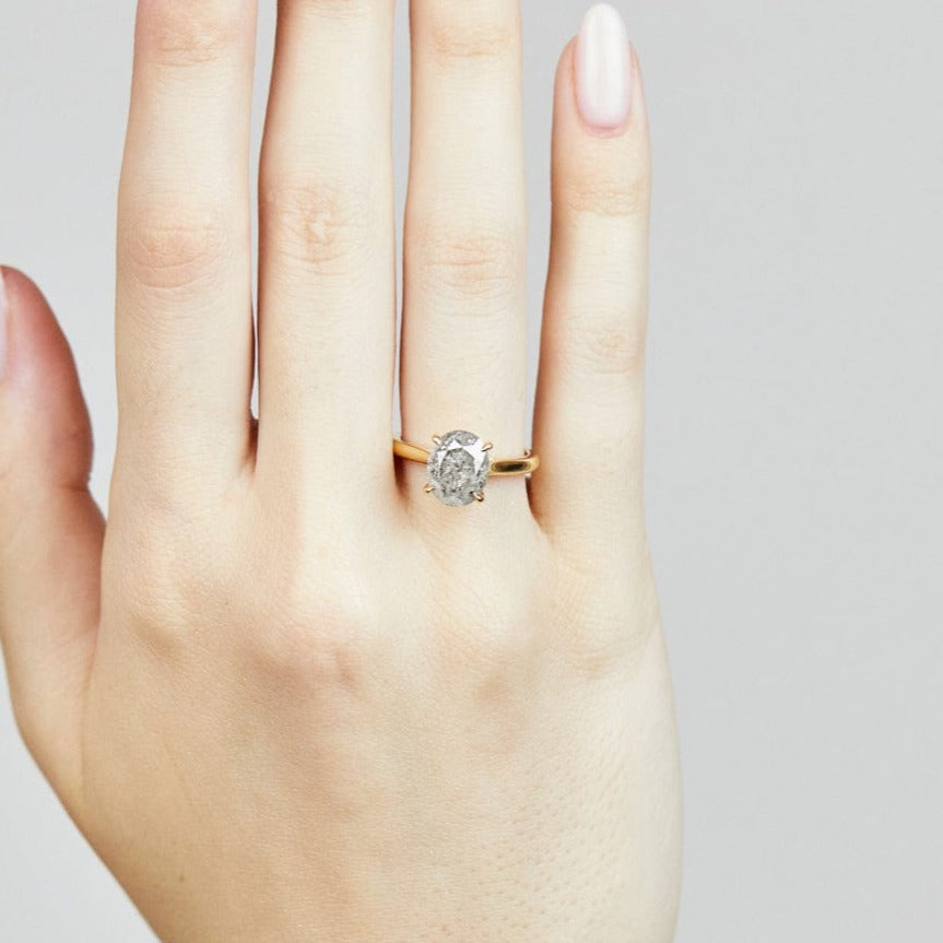Sophia Perez Jewellery Engagement Ring Icy Oval Juno Ring