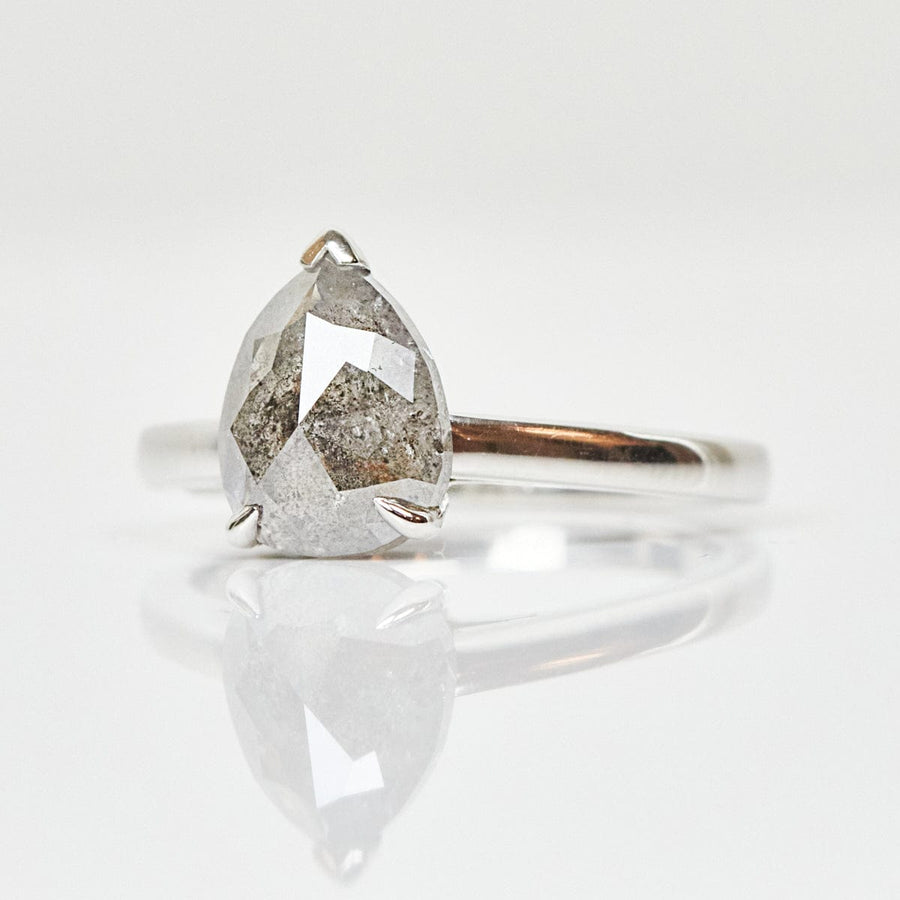 Sophia Perez Jewellery Engagement Ring Icy Pear Juno Ring