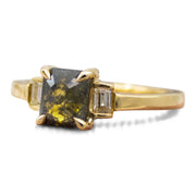 Sophia Perez Jewellery Engagement Ring Ivy Green Diamond Trilogy Ring