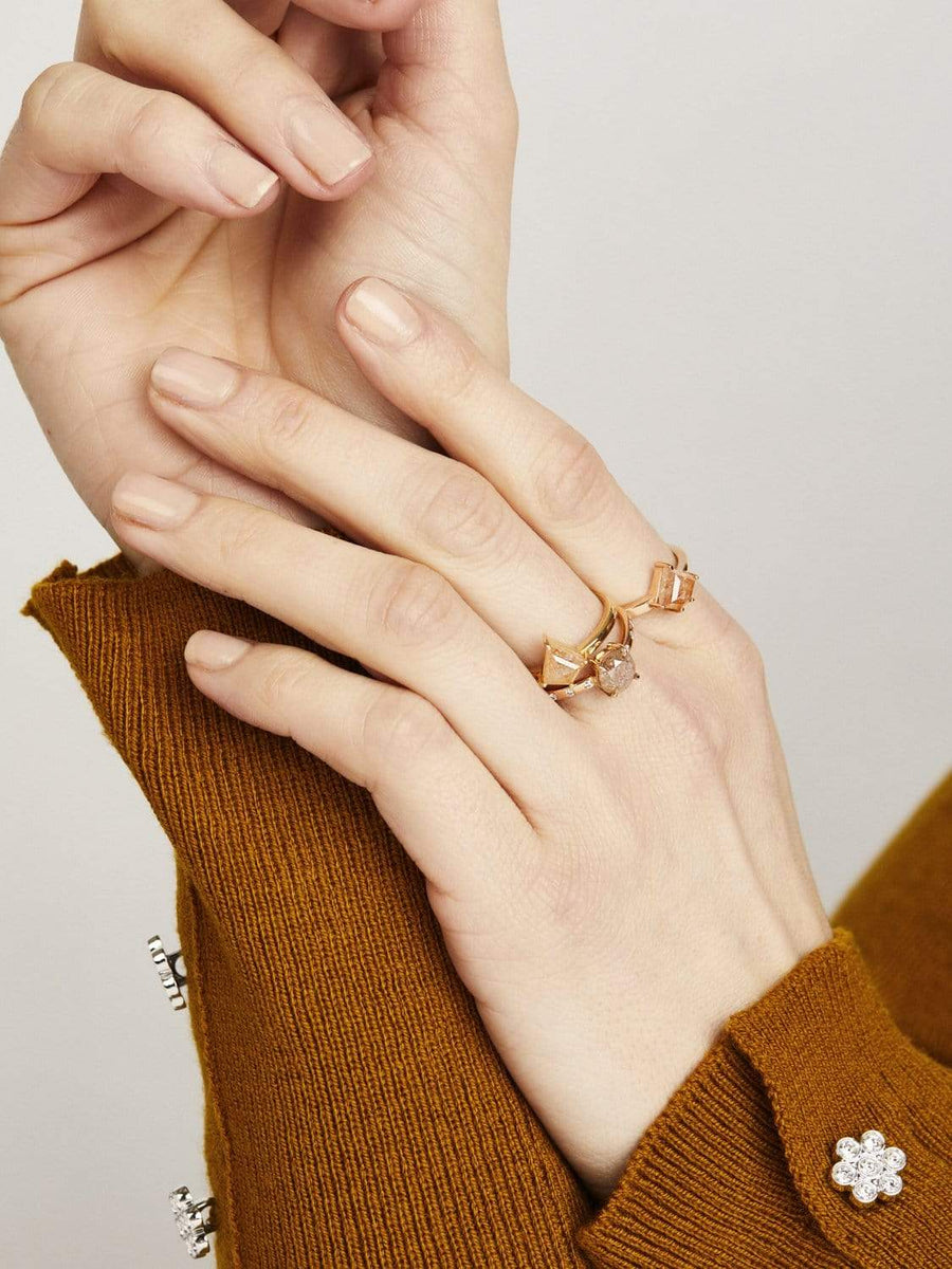 Sophia Perez Jewellery Engagement Ring Peach Diamond Ring