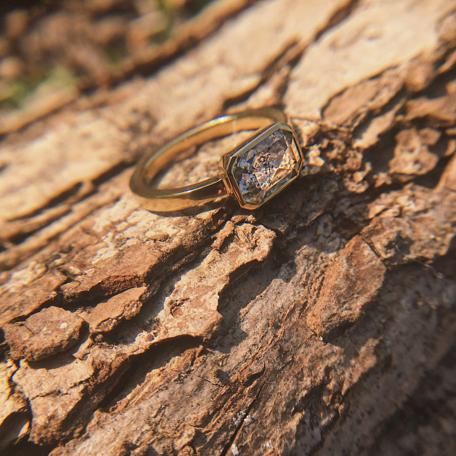 Sophia Perez Jewellery Engagement Ring Peppered Diamond Ring