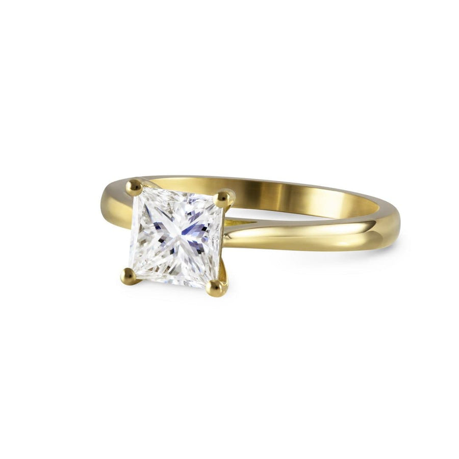 Sophia Perez Jewellery Engagement Ring Princess Cut Solitaire Engagement Ring