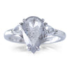 Sophia Perez Jewellery Engagement Ring Salt + Pepper Diamond Trilogy Ring